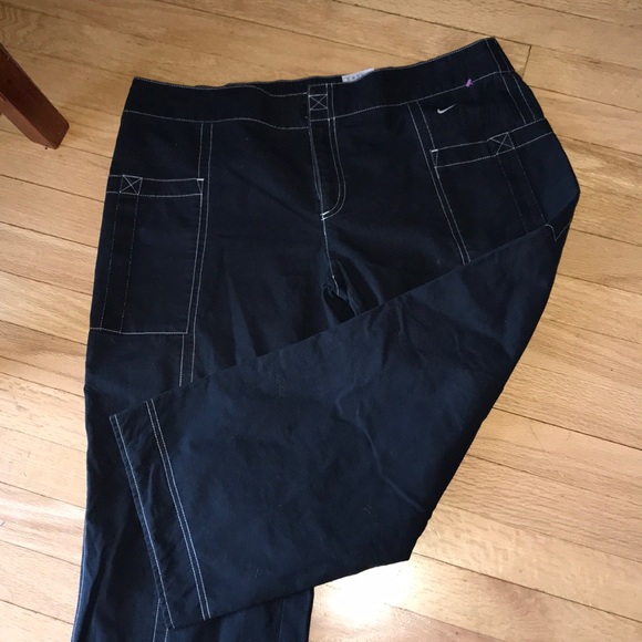 Nike Pants - NIKE black canvas pants (12/14)